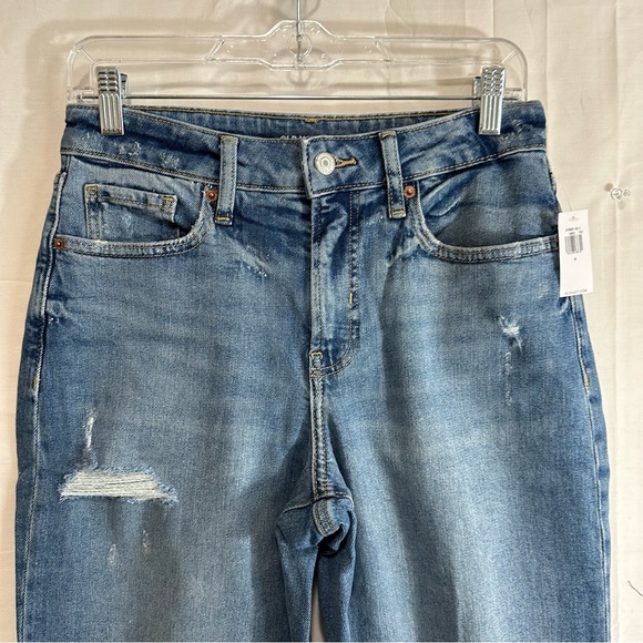 Old Navy Women HighRise O.G. Loose Secret Smooth Pockets Distressed Denim Jean 6 - Picture 2 of 9